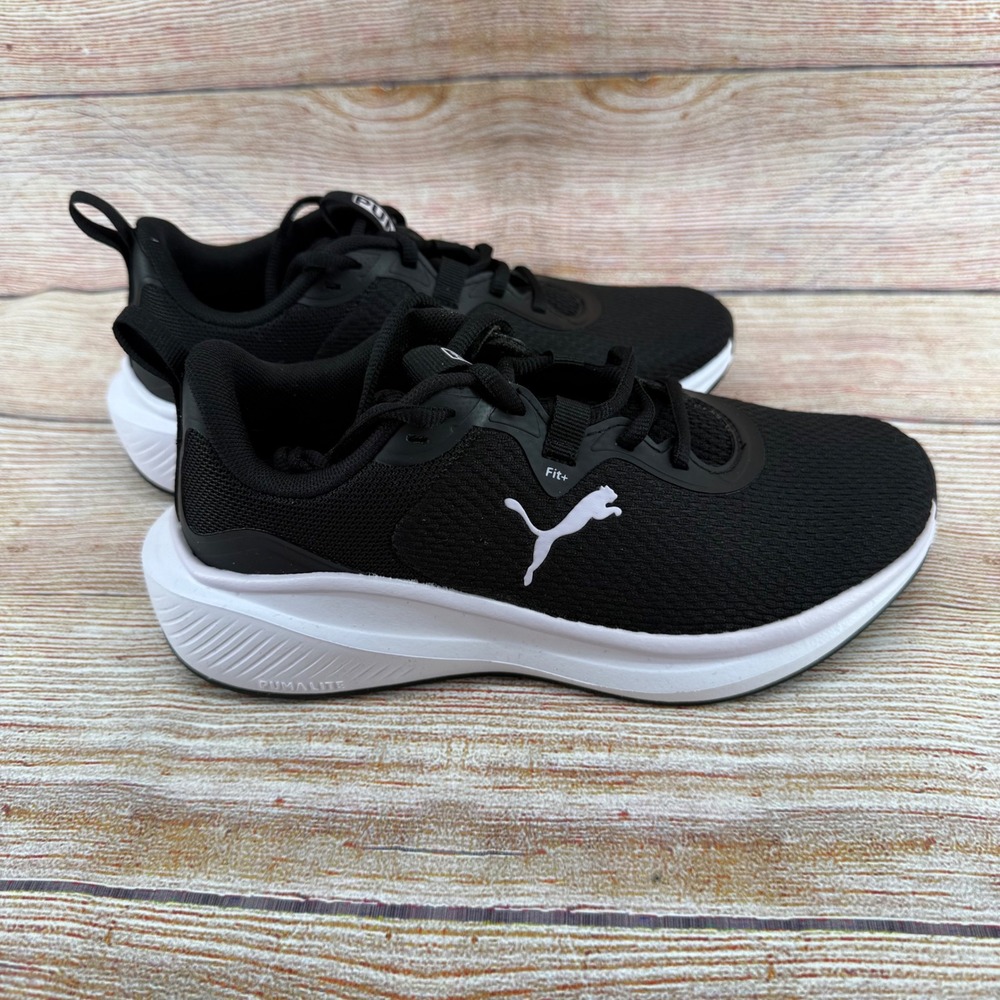 Puma Skyrocket Womens Sneakers Black White Running Shoes 312395-02 Size‎ 6